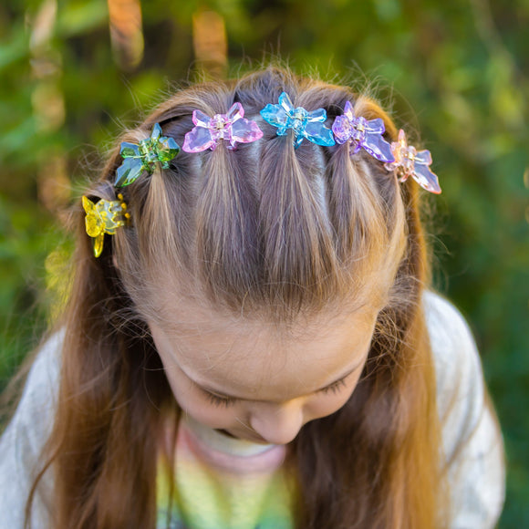 Acrylic Butterfly hair clips