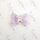 Sleepy Lilac Unicorn Bow