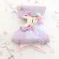 Sleepy Lilac Unicorn Bow
