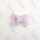 Sleepy Lilac Unicorn Bow