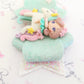 Mint/ White Unicorn Rider