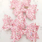 glitter hair bow, sparkle hair bow, headband, hair clip, handmade 