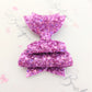 Purple Double Glitter Bow