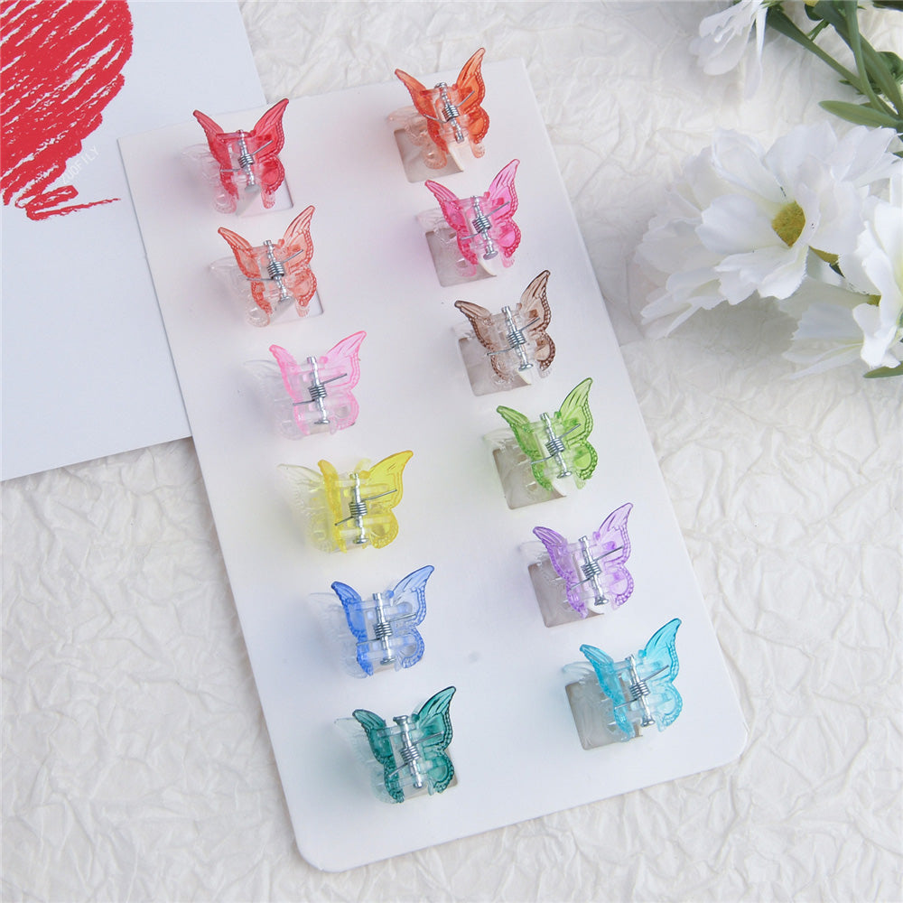 Mixed Butterfly Claw Clips