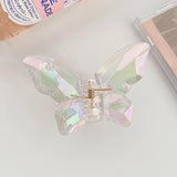 Butterfly Iridescent Claw Clip - Large