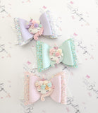Sleeping Beauty Unicorn bows (3 styles)