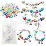 Rainbow Charm Bracelet DIY Kit 88 piece set
