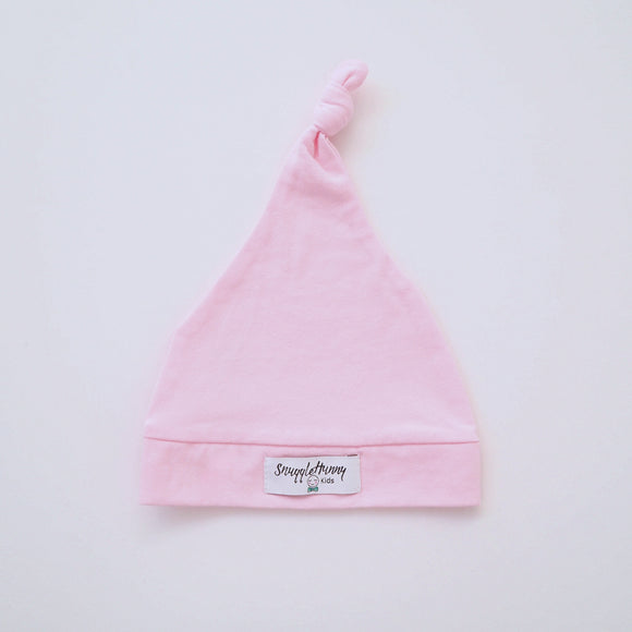 Pink Knotted Beanie