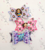 Gabby Inspired Clay Bows (6 characters/options)
