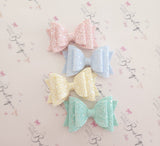 Pastel Gelato Glitter Bows