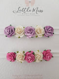 Purple Flower Crown Headband