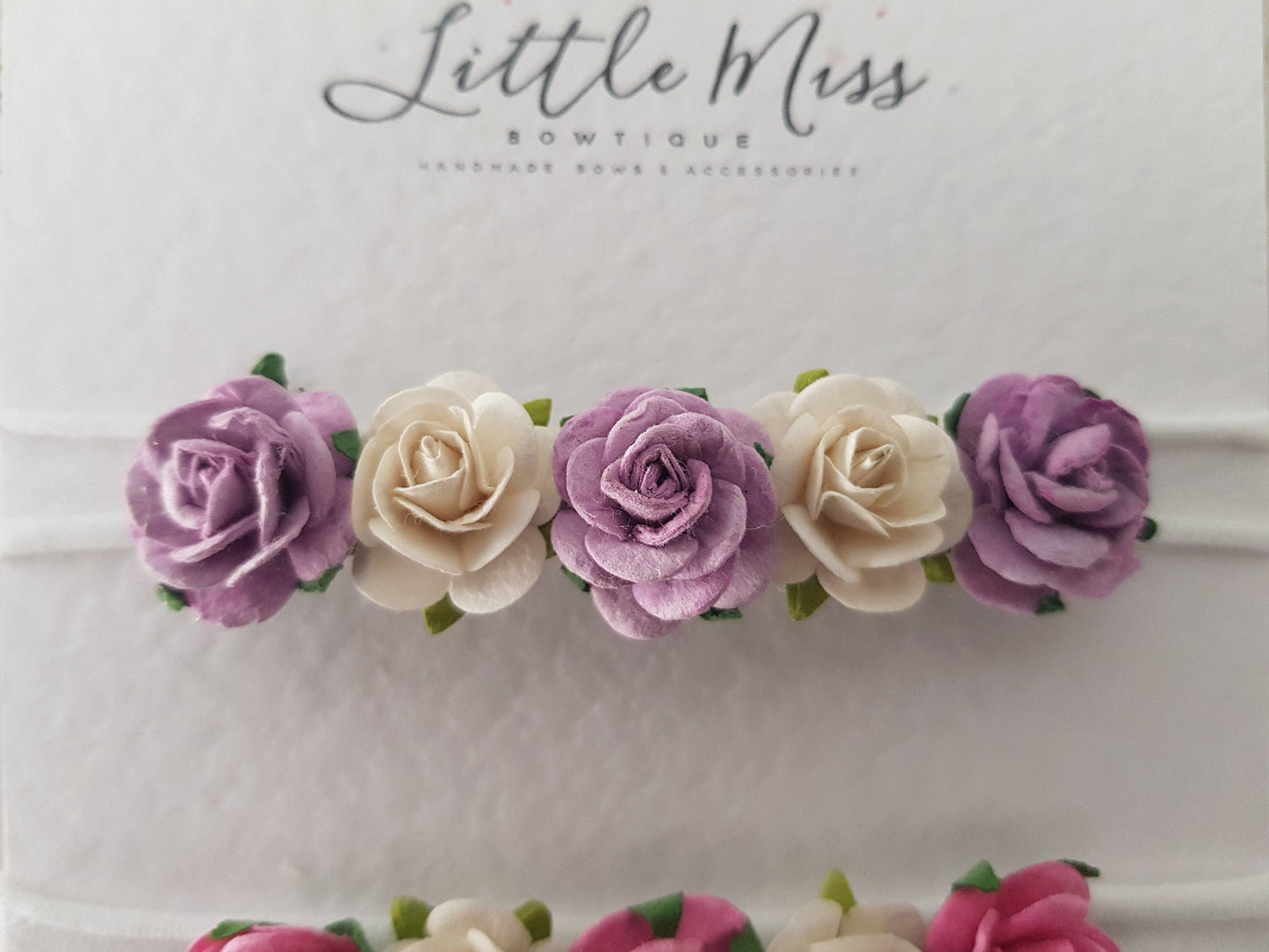Purple Flower Crown Headband