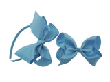 School Headband and Bow Sets (9 COLOURS)
