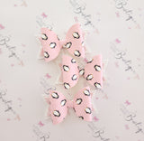 Pink Penguin Bow