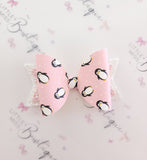 Pink Penguin Bow
