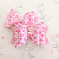 Pink Leopard Bow