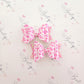 Pink Leopard Bow