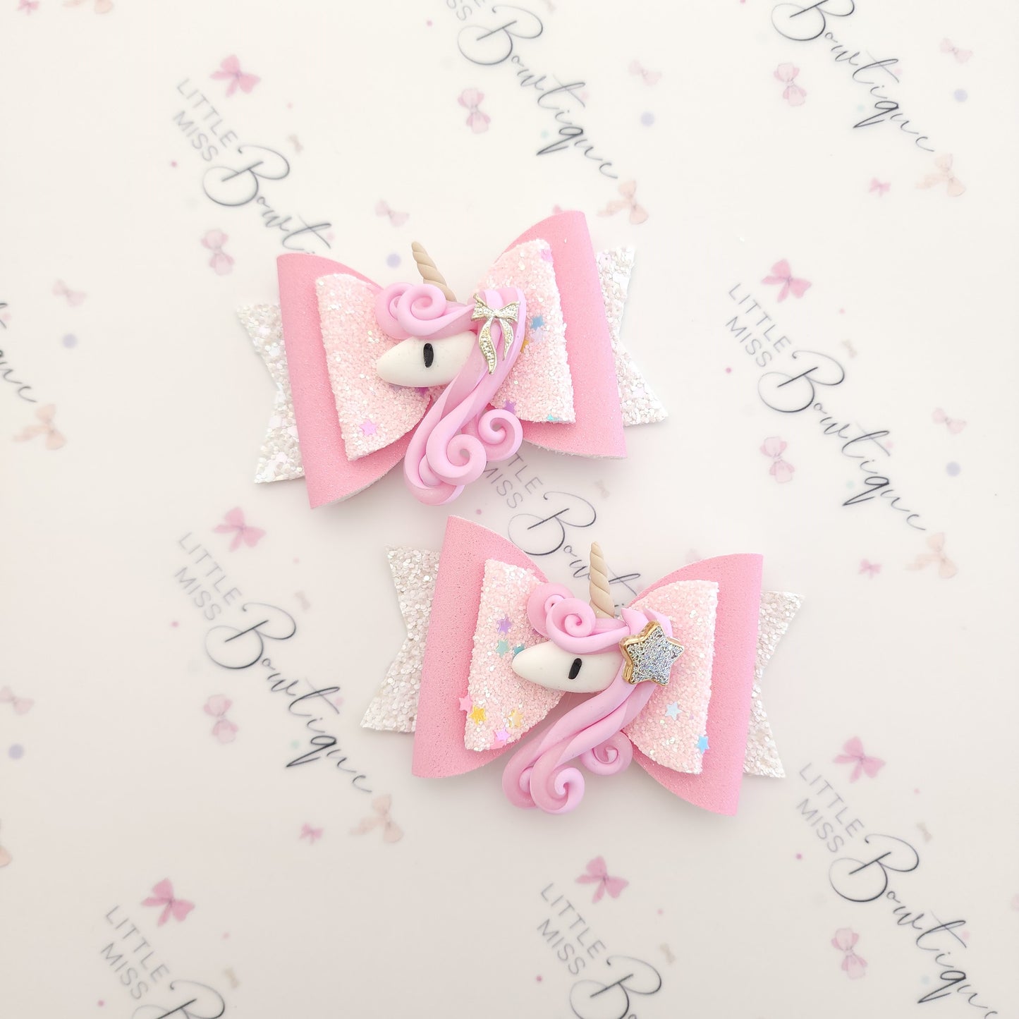 Pink Swirl Unicorns