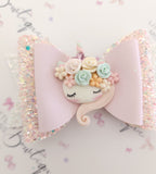 Sleeping Beauty Unicorn bows (3 styles)