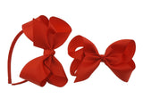 School Headband and Bow Sets (9 COLOURS)