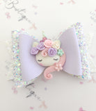Sleeping Beauty Unicorn bows (3 styles)