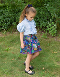 Navy Blue Merino Wool Felt Bow