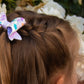 Purple Florals Summer Bow